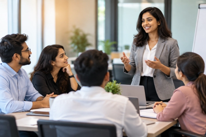 Professional Presence Training participants